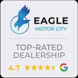 eagle motor city rated logo