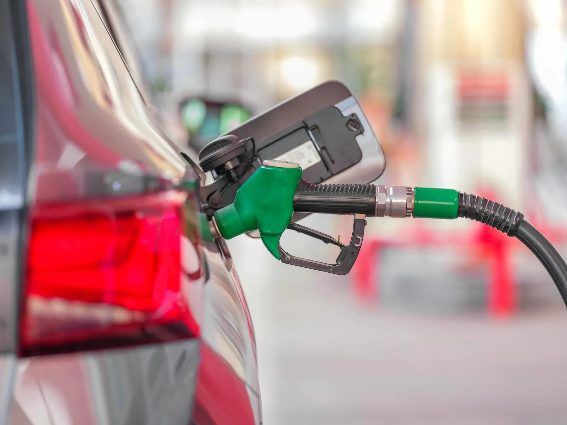 Fuel pump at a South African petrol station
